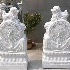 四川仿古石雕拴马桩工厂,石雕走廊工厂