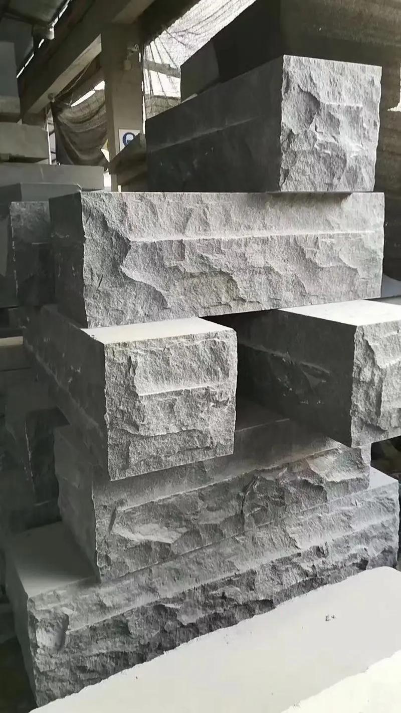 自然面整石654花岗岩石材的加工方法